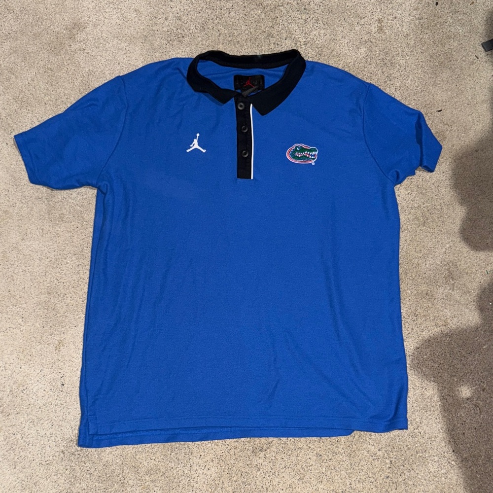 Florida Gators Jordan Jumpman Polo Coach Shirt Loose Fit CQ6525-480